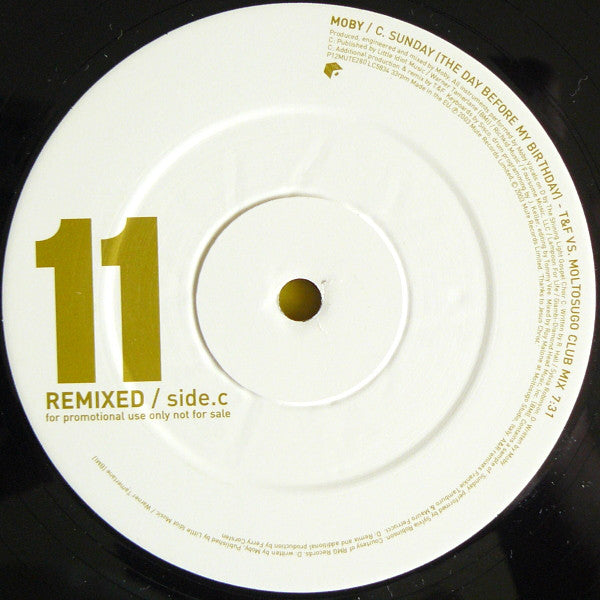 Moby : Sunday (The Day Before My Birthday) (2x12", Promo)