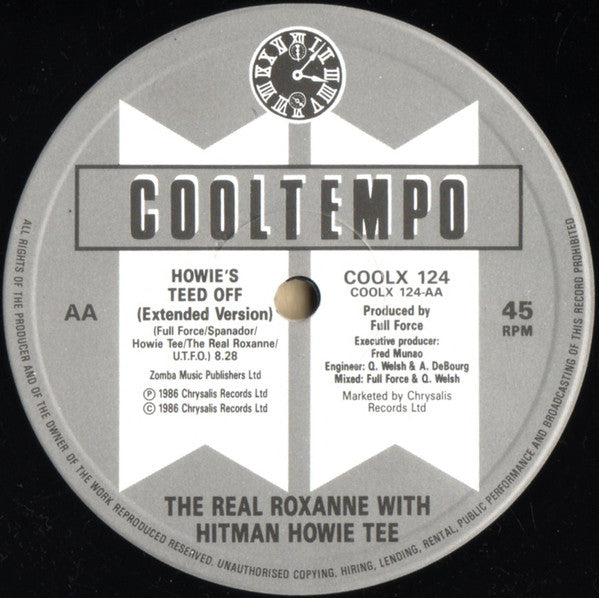 The Real Roxanne With Howie Tee : Bang Zoom! Let's Go Go!  (12")