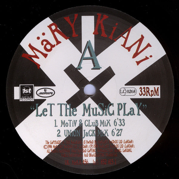 Mary Kiani : Let The Music Play (12")