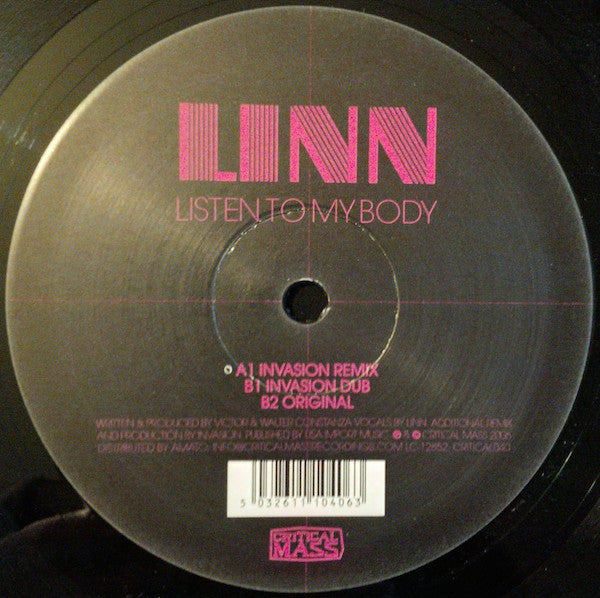 Linn (3) : Listen To My Body (12")