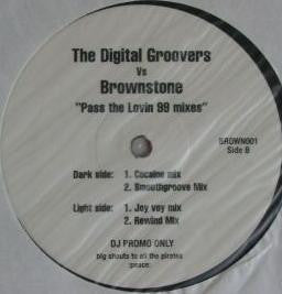 The Digital Groovers Vs Brownstone : Pass The Lovin (99 Mixes) (12", Promo)