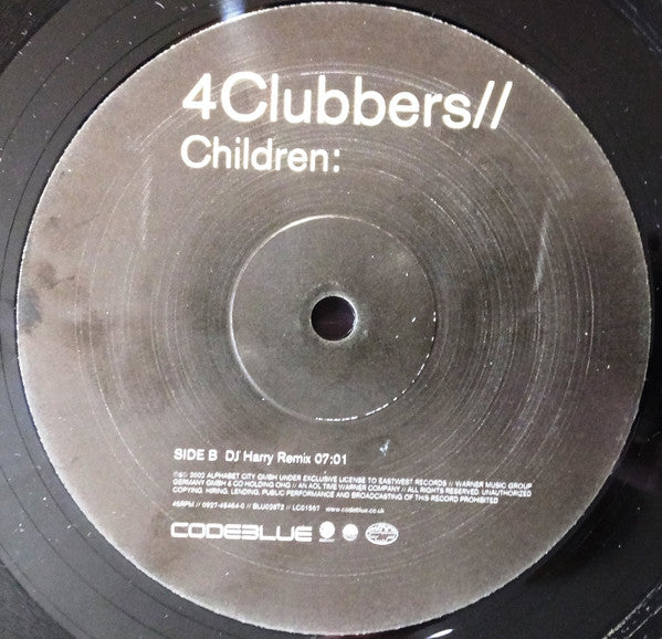 4 Clubbers : Children (12")