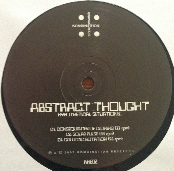 Abstract Thought : Hypothetical Situations (2x12", Album)