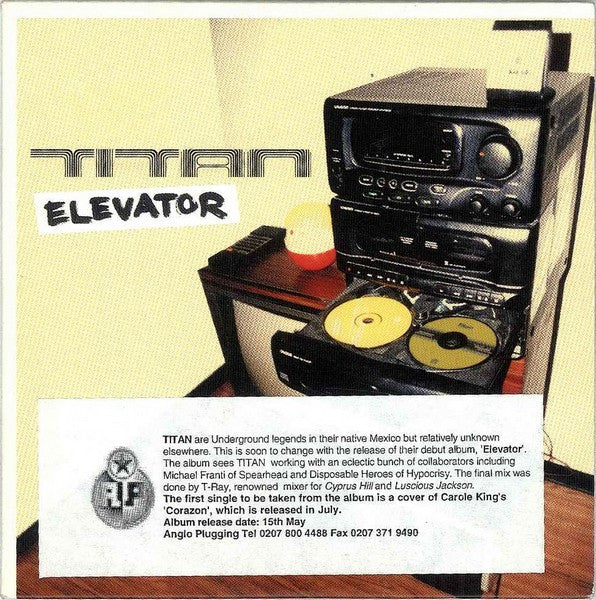 Titan : Elevator (CD, Album, Enh, Promo)