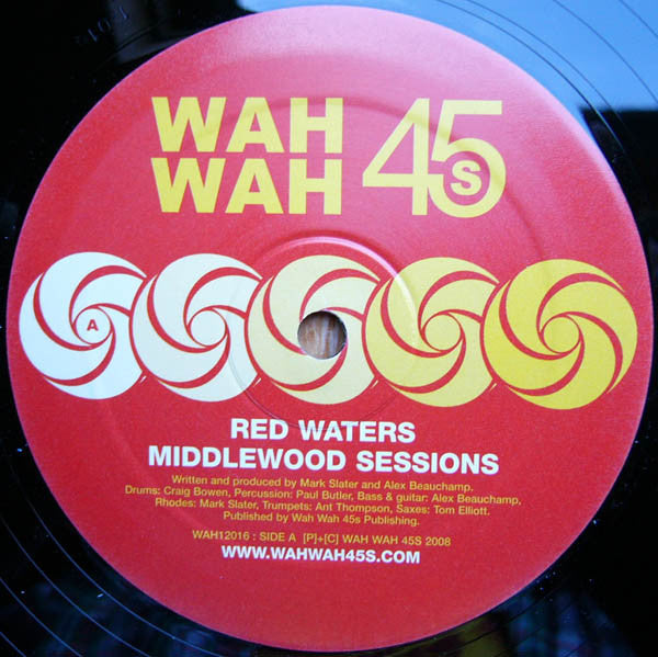 Middlewood Sessions : Red Waters / Astro Blue (12")