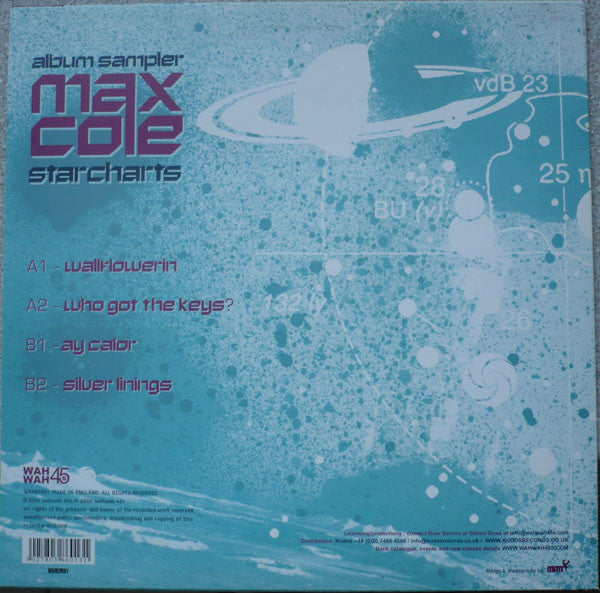 Max Cole : Starcharts Album Sampler (12", EP)
