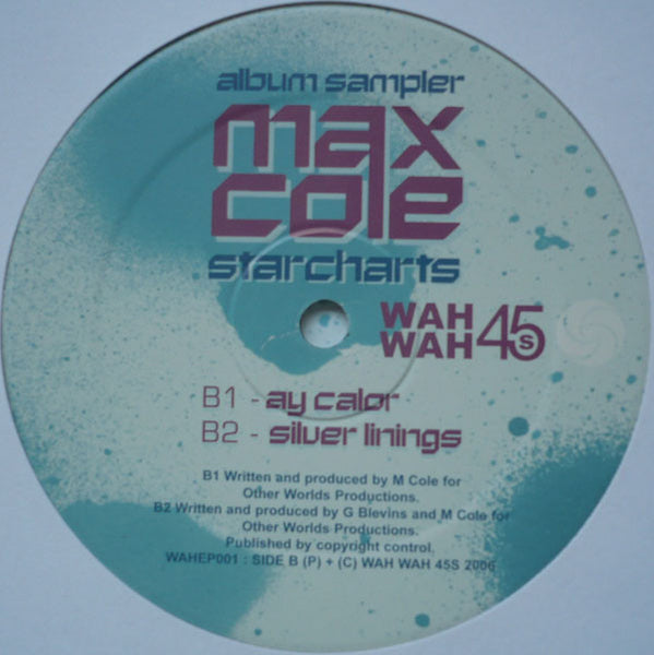 Max Cole : Starcharts Album Sampler (12", EP)