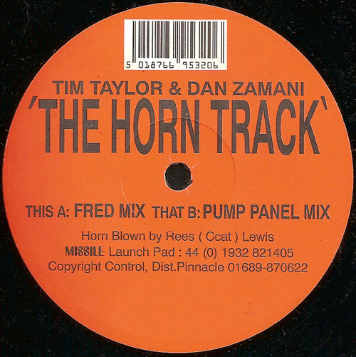 Tim Taylor & Dan Zamani : The Horn Track (12")