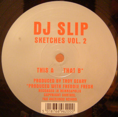 DJ Slip : Sketches Vol. 2 (12")