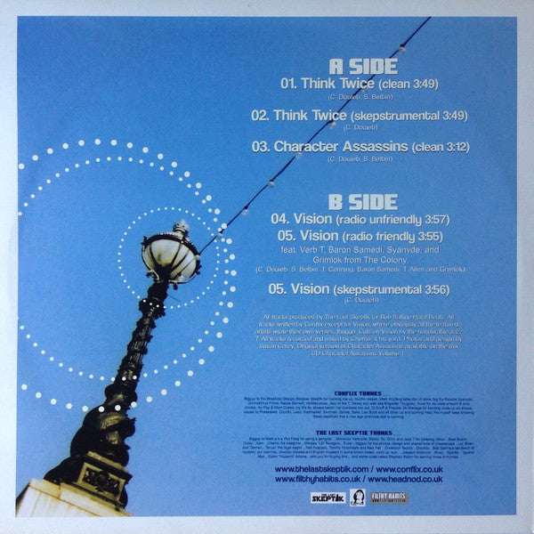 Conflix & The Last Skeptik : Think Twice / Vision (12")