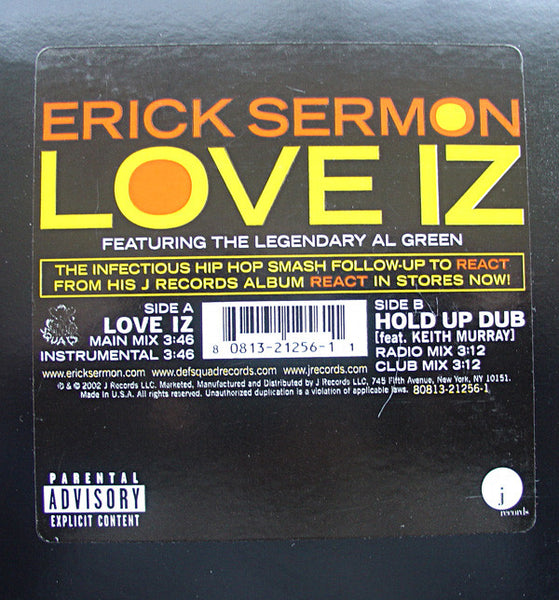 Erick Sermon : Love Iz (12")