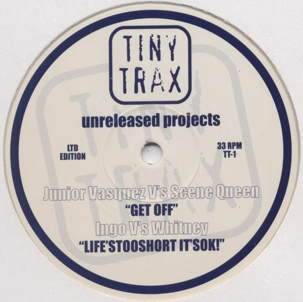 Various : Unreleased Projects (12", Ltd, Unofficial, Whi)