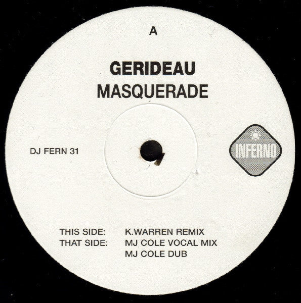 Gerideau : Masquerade (12", Promo)
