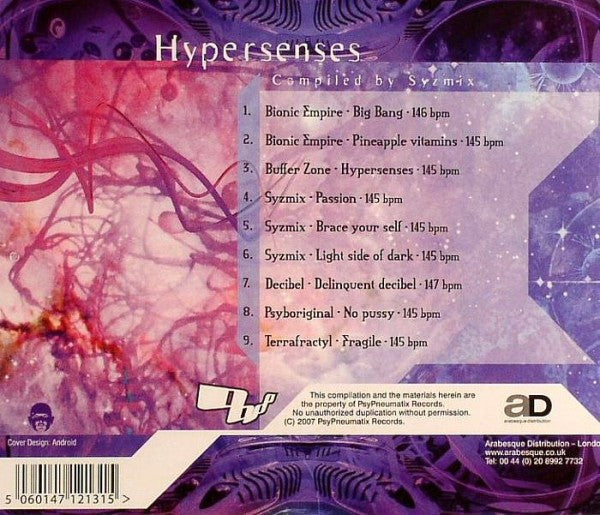 Syzmix : Hypersenses (CD, Comp)