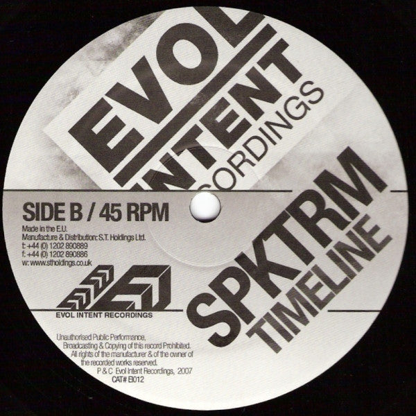 Evol Intent & Arsenic / Spktrm : Real Talk / Timeline (12")