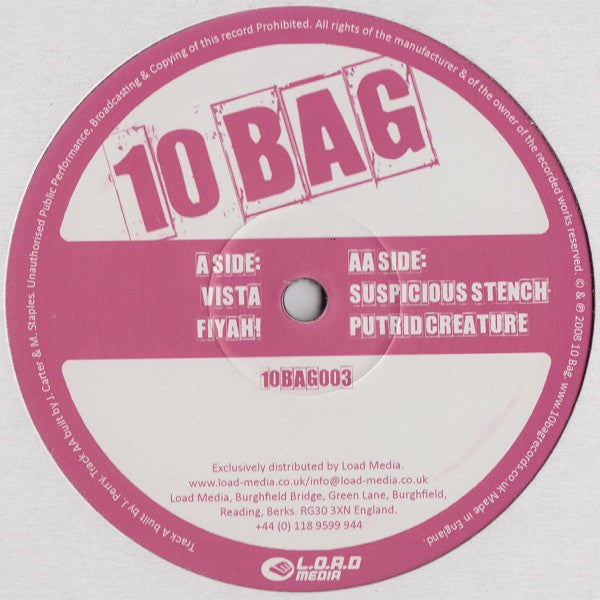 Vista (2) / Suspicious Stench : Fiyah! / Putrid Creature (12")