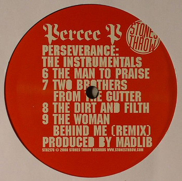Percee P : Perseverance: The Instrumentals (LP, Album)