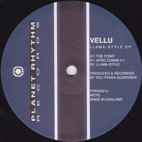 Vellu : Llama-Style EP (12", EP)