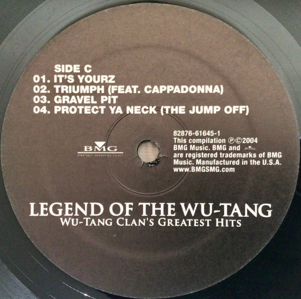 Wu-Tang Clan : Legend Of The Wu-Tang: Wu-Tang Clan's Greatest Hits (2xLP, Comp)