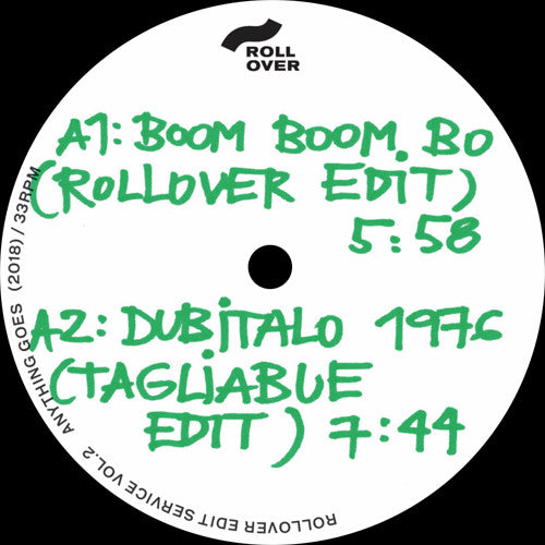 Various : Rollover Edit Service Vol.2 (12", EP)