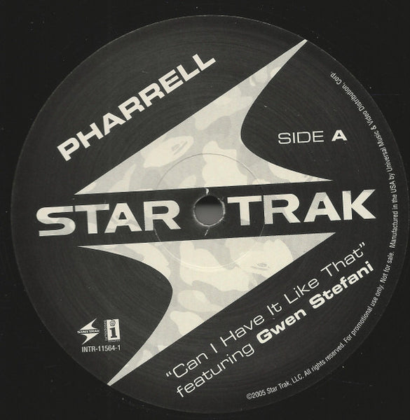 Pharrell Williams : Can I Have It Like That (12", Promo)
