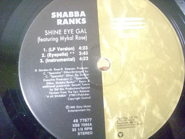 Shabba Ranks Feat. Michael Rose : Shine Eye Gal (12")