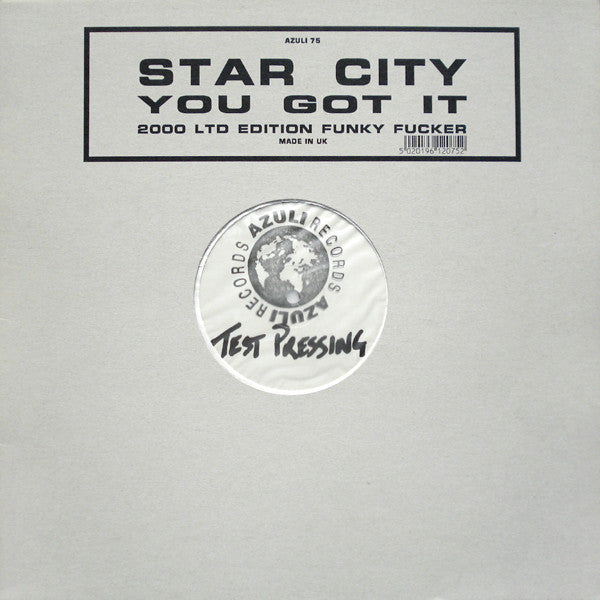 Star City (2) : You Got It (12", S/Sided, Ltd, TP)