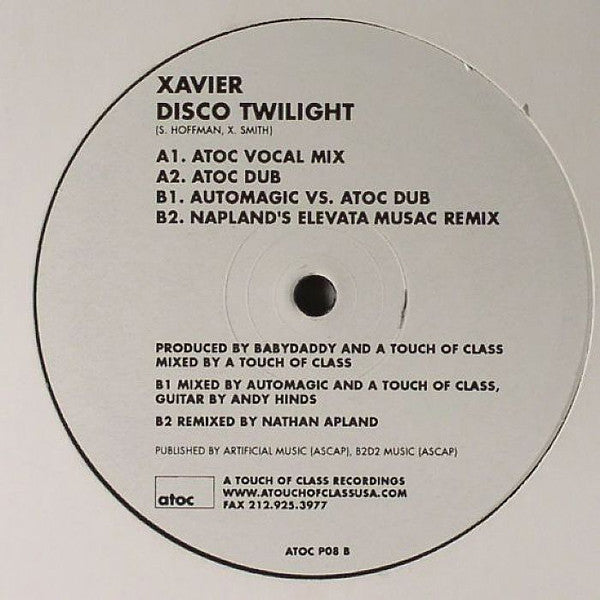 Xavier (6) : Disco Twilight (12")