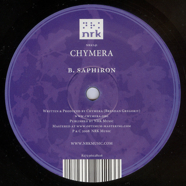 Chymera : 2 Below / Saphiron (12")