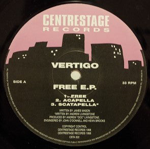 Vertigo (44) : Free E.P. (12")