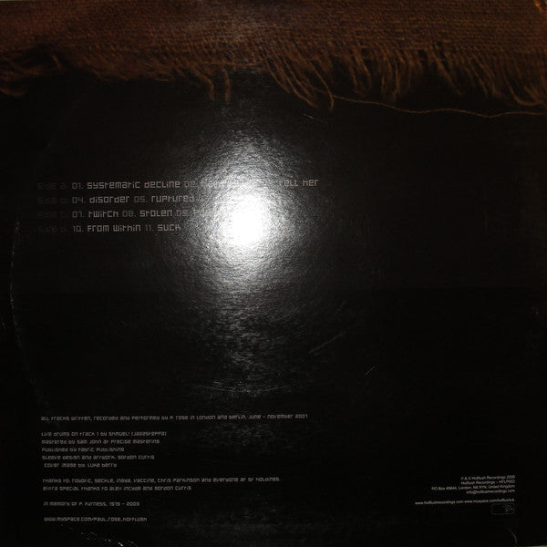 Scuba (4) : A Mutual Antipathy (2x12", Album)