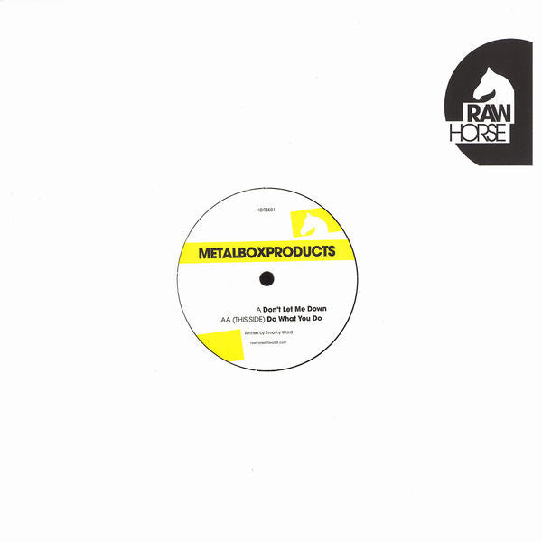Metalboxproducts : Don't Let Me Down / Do What You Do (12")