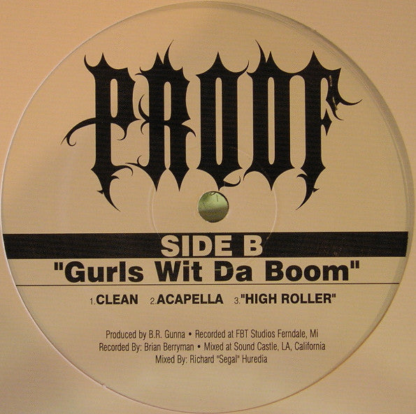 Proof (3) : Gurls Wit Da Boom (12")
