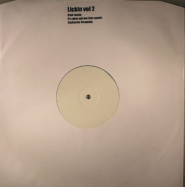 Various : Lickin Vol 2 (12", Unofficial, W/Lbl)