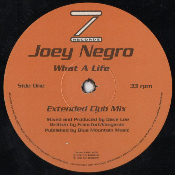 Joey Negro : What A Life / Universe Of Love (2x12", Promo)