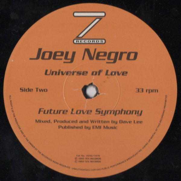 Joey Negro : What A Life / Universe Of Love (2x12", Promo)