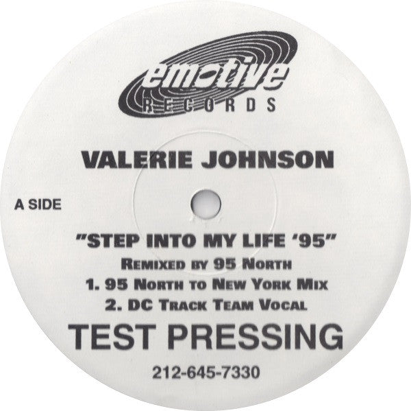 Valerie Johnson : Step Into My Life '95 (12", TP)