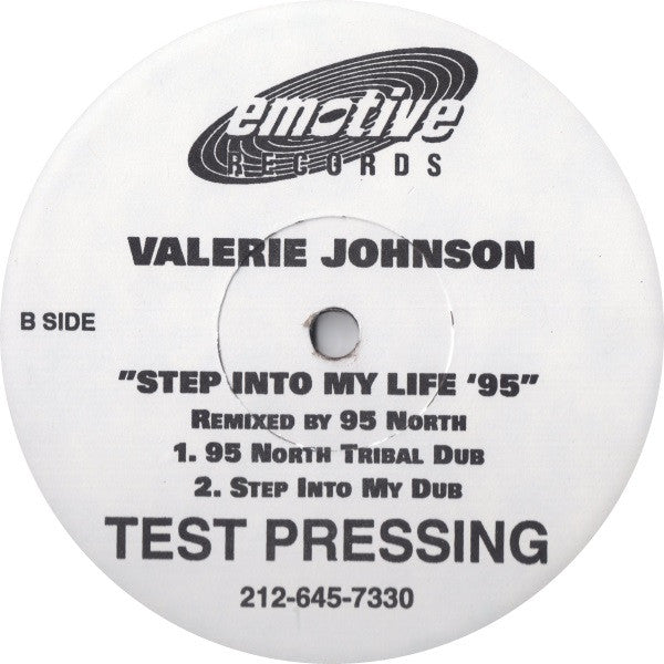 Valerie Johnson : Step Into My Life '95 (12", TP)