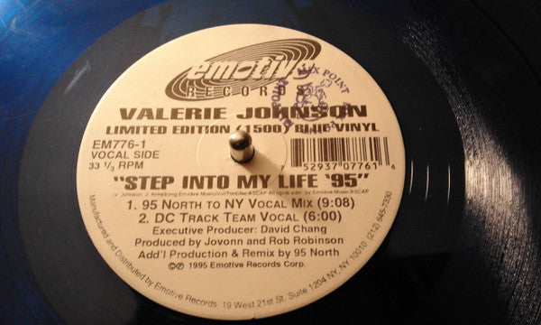 Valerie Johnson : Step Into My Life '95 (12", TP)