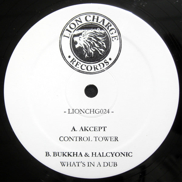 Akcept / Bukkha & Halcyonic : Control Tower / What's In A Dub (12", W/Lbl, Sta)