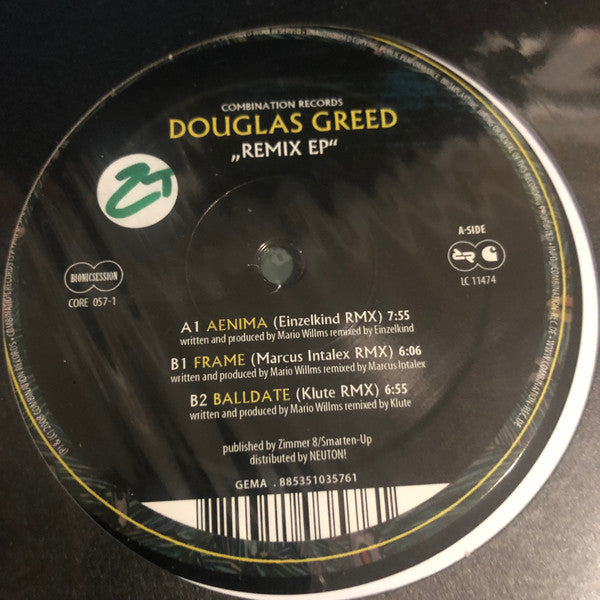 Douglas Greed : Remix EP (12", EP)