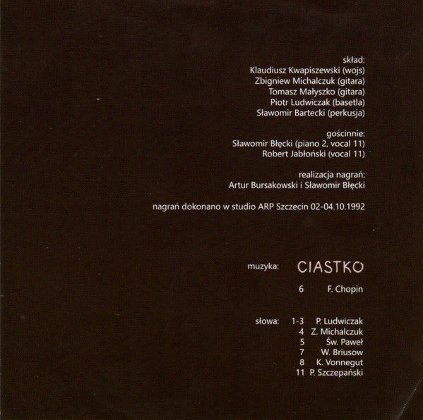 Ciastko : Ciastko (CD, Album)