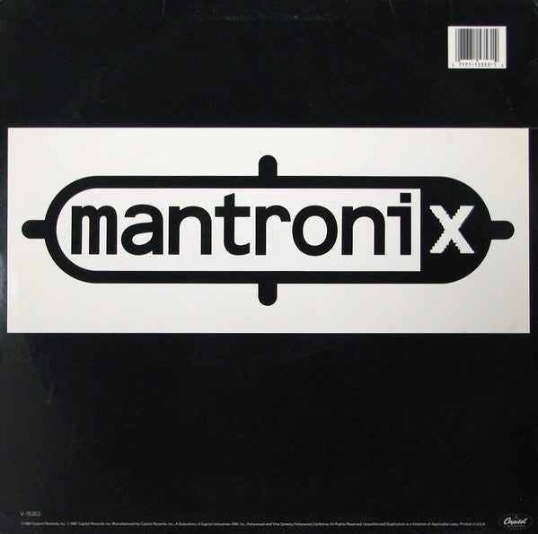 Mantronix : Sing A Song (Break It Down) (12", Single)
