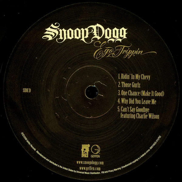 Snoop Dogg : Ego Trippin (2xLP, Album)