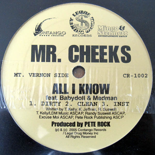 Mr. Cheeks : Turn It Up / All I Know (12")
