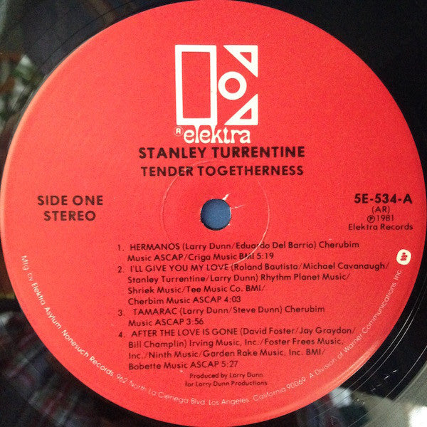 Stanley Turrentine : Tender Togetherness (LP, Album, All)