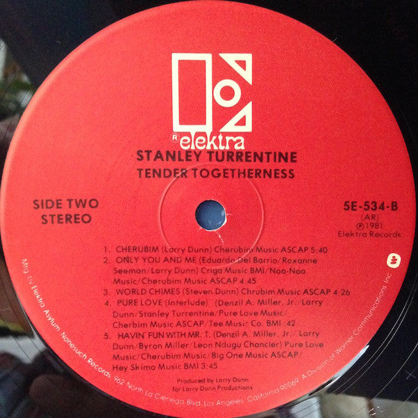 Stanley Turrentine : Tender Togetherness (LP, Album, All)