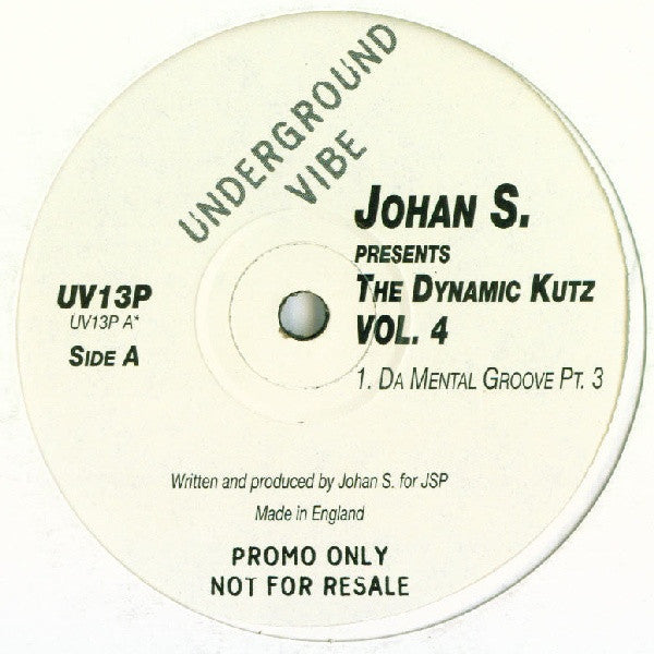 Johan S. Presents The Dynamic Kutz : Vol. 4 (2x12", Ltd, Promo)