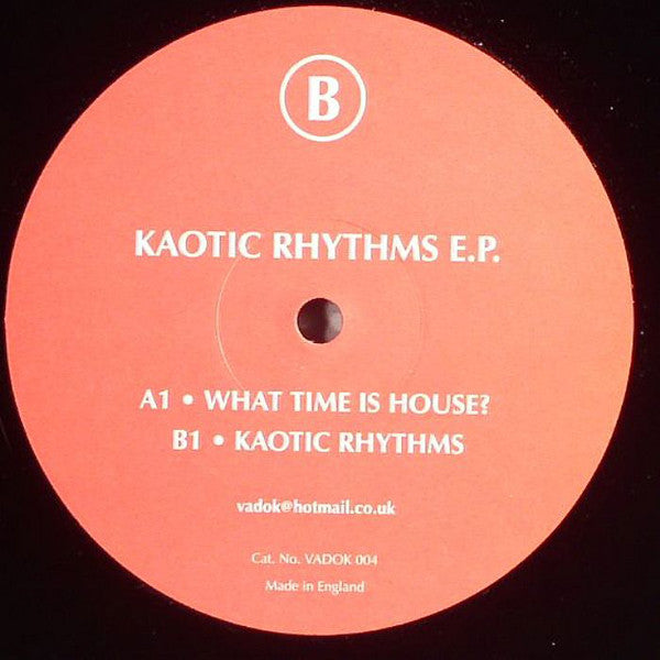 Vadok : Kaotic Rhythms E.P. (12")