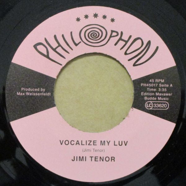 Jimi Tenor : Vocalize My Luv / Ki'igba (7")